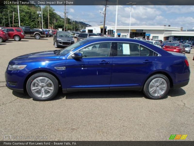  2014 Taurus SEL Deep Impact Blue