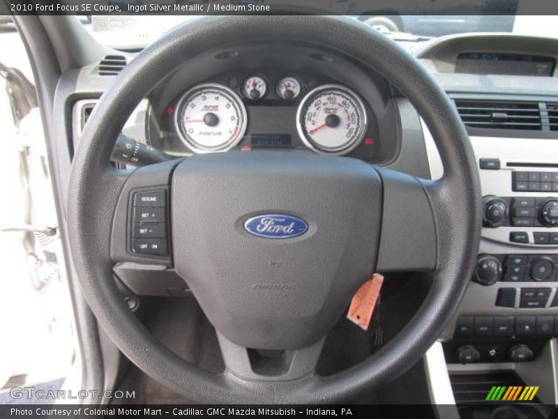 Ingot Silver Metallic / Medium Stone 2010 Ford Focus SE Coupe