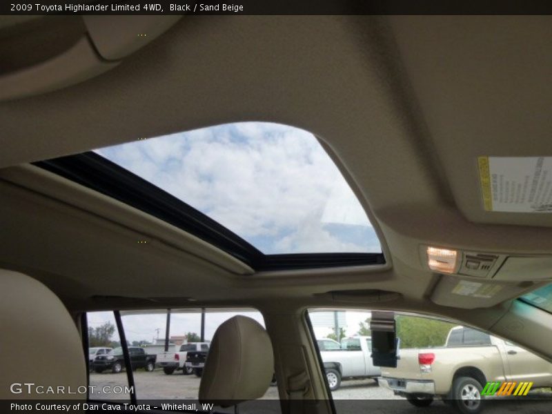 Black / Sand Beige 2009 Toyota Highlander Limited 4WD