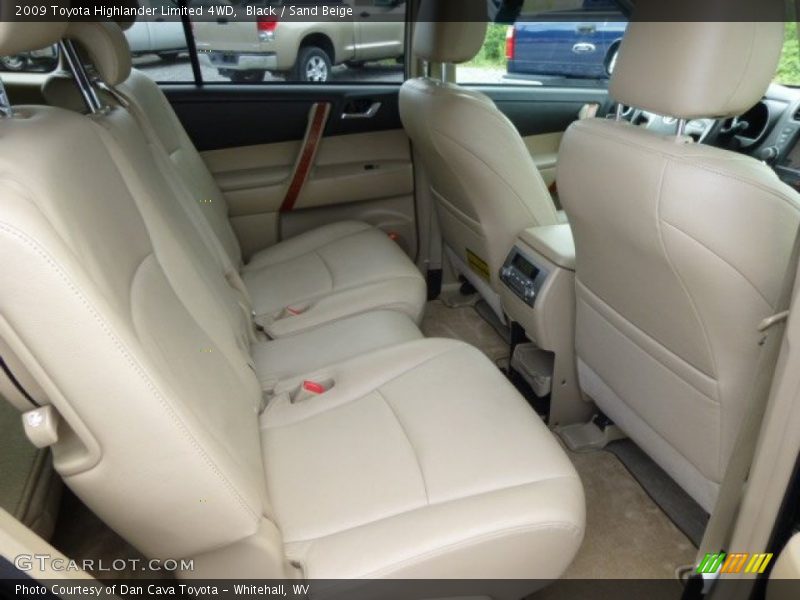 Black / Sand Beige 2009 Toyota Highlander Limited 4WD