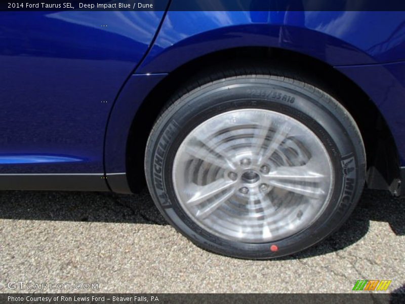 Deep Impact Blue / Dune 2014 Ford Taurus SEL