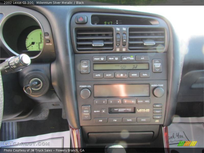 Millennium Silver Metallic / Black 2002 Lexus GS 300