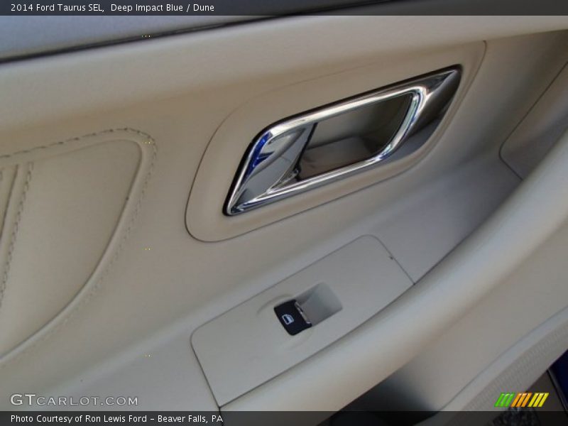 Deep Impact Blue / Dune 2014 Ford Taurus SEL