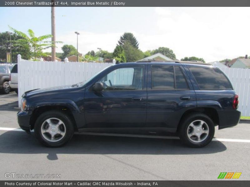 Imperial Blue Metallic / Ebony 2008 Chevrolet TrailBlazer LT 4x4