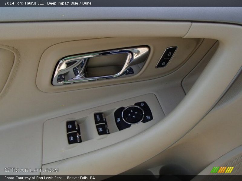 Deep Impact Blue / Dune 2014 Ford Taurus SEL