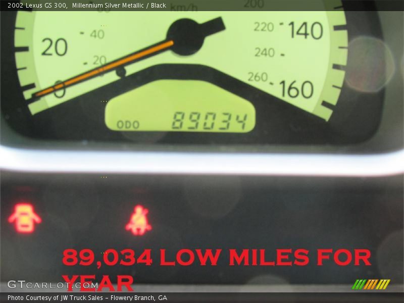 Millennium Silver Metallic / Black 2002 Lexus GS 300