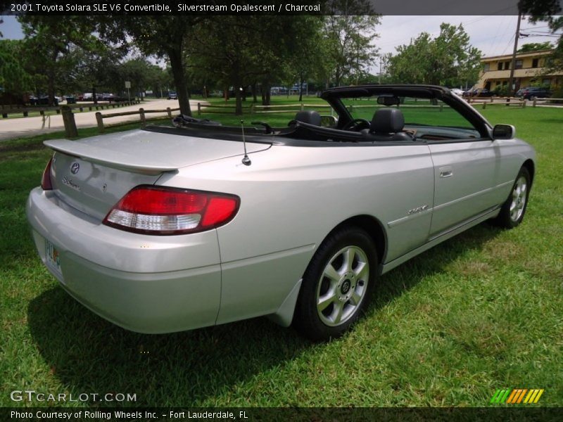 Silverstream Opalescent / Charcoal 2001 Toyota Solara SLE V6 Convertible