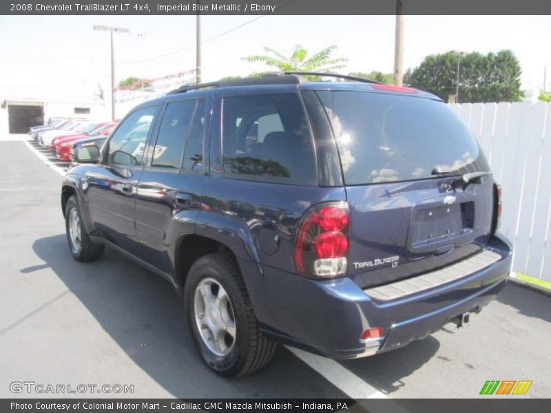 Imperial Blue Metallic / Ebony 2008 Chevrolet TrailBlazer LT 4x4