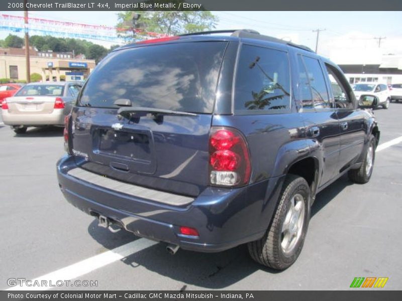 Imperial Blue Metallic / Ebony 2008 Chevrolet TrailBlazer LT 4x4