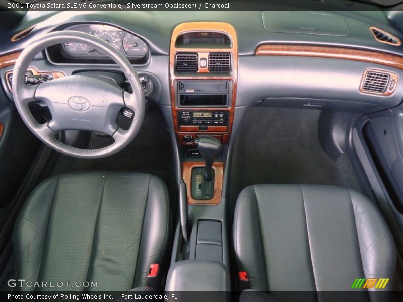  2001 Solara SLE V6 Convertible Charcoal Interior