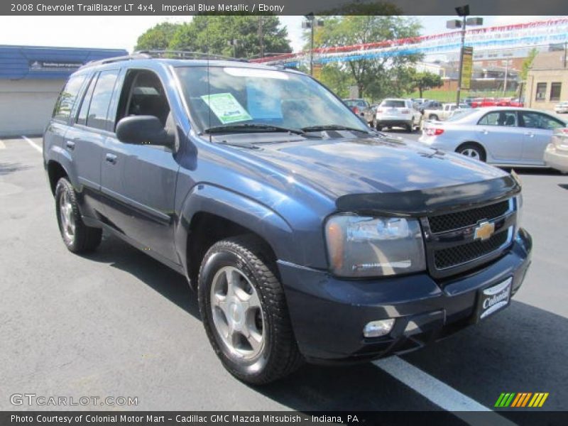 Imperial Blue Metallic / Ebony 2008 Chevrolet TrailBlazer LT 4x4