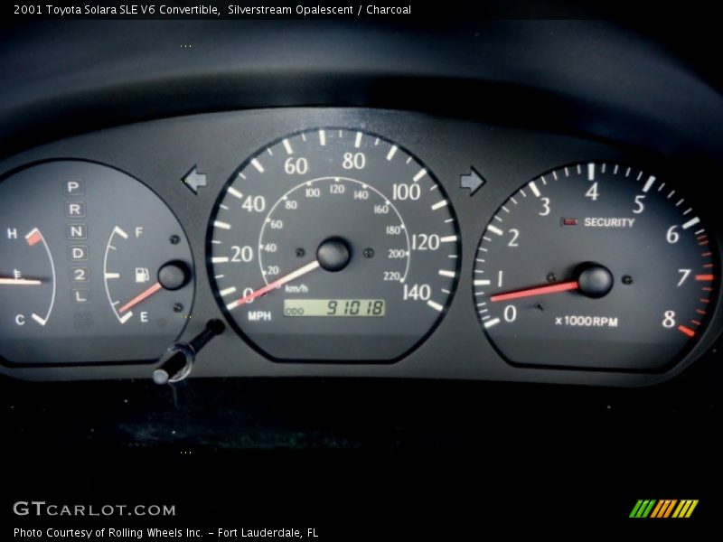  2001 Solara SLE V6 Convertible SLE V6 Convertible Gauges