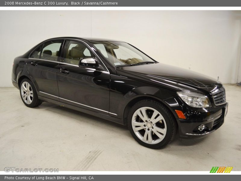Black / Savanna/Cashmere 2008 Mercedes-Benz C 300 Luxury