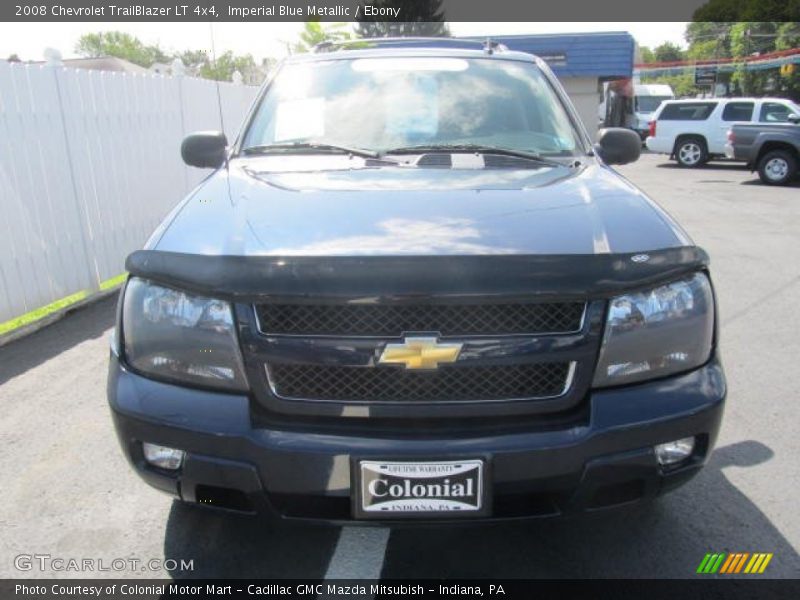 Imperial Blue Metallic / Ebony 2008 Chevrolet TrailBlazer LT 4x4
