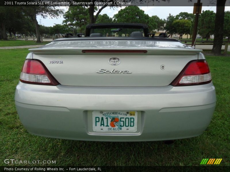 Silverstream Opalescent / Charcoal 2001 Toyota Solara SLE V6 Convertible
