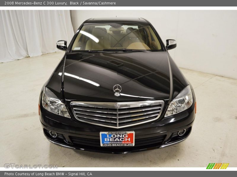 Black / Savanna/Cashmere 2008 Mercedes-Benz C 300 Luxury