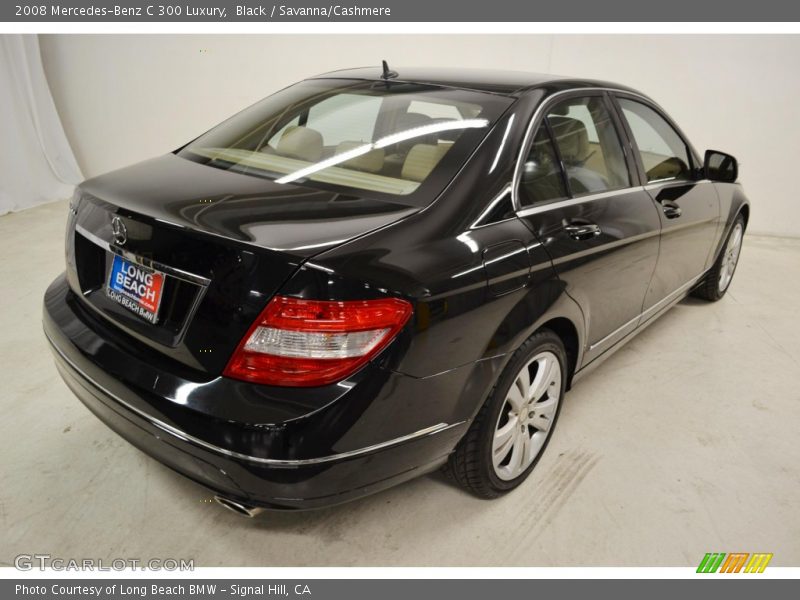 Black / Savanna/Cashmere 2008 Mercedes-Benz C 300 Luxury