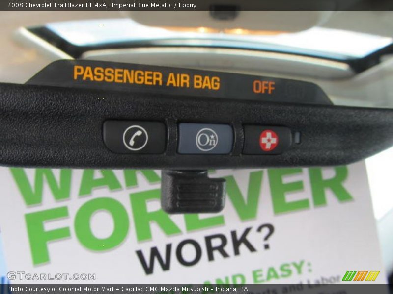 Imperial Blue Metallic / Ebony 2008 Chevrolet TrailBlazer LT 4x4