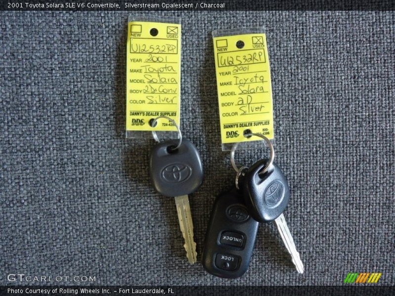 Keys of 2001 Solara SLE V6 Convertible