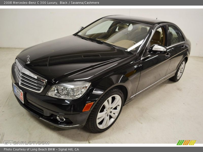 Black / Savanna/Cashmere 2008 Mercedes-Benz C 300 Luxury