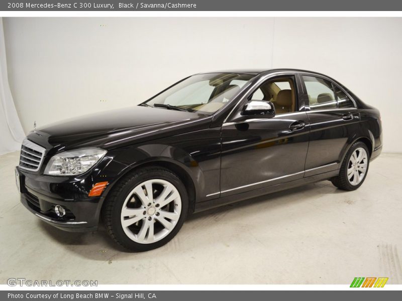 Black / Savanna/Cashmere 2008 Mercedes-Benz C 300 Luxury