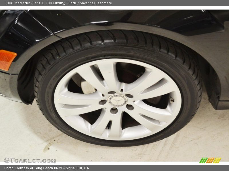 Black / Savanna/Cashmere 2008 Mercedes-Benz C 300 Luxury