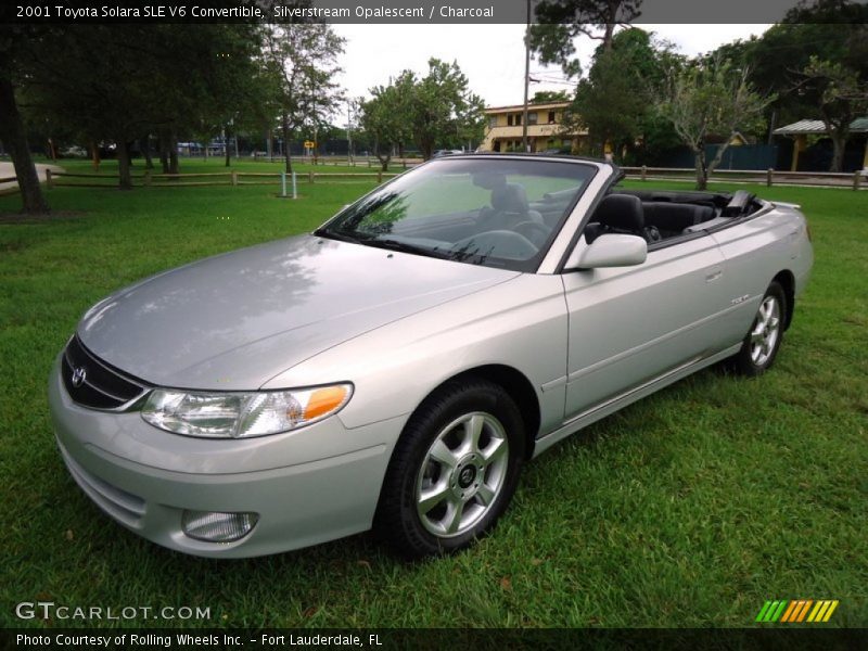Silverstream Opalescent / Charcoal 2001 Toyota Solara SLE V6 Convertible