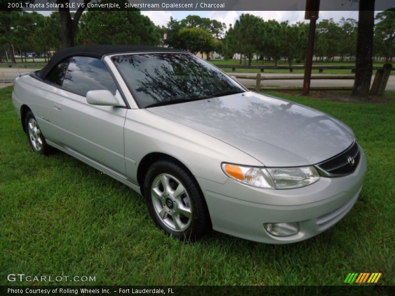 Silverstream Opalescent / Charcoal 2001 Toyota Solara SLE V6 Convertible