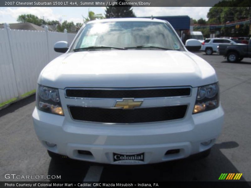 Summit White / Light Cashmere/Ebony 2007 Chevrolet Suburban 1500 LT 4x4