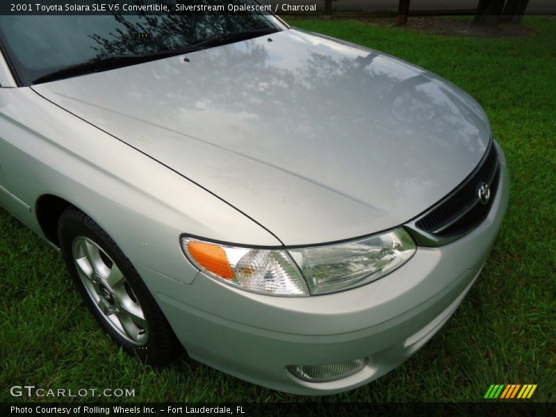 Silverstream Opalescent / Charcoal 2001 Toyota Solara SLE V6 Convertible