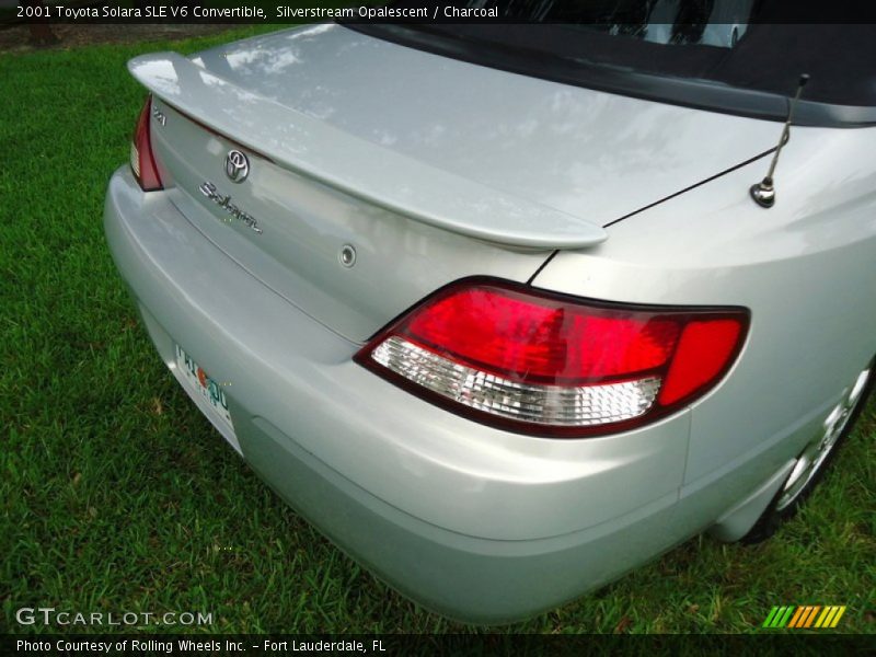 Silverstream Opalescent / Charcoal 2001 Toyota Solara SLE V6 Convertible