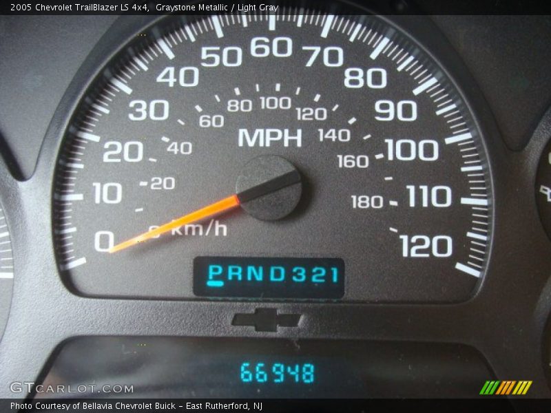 Graystone Metallic / Light Gray 2005 Chevrolet TrailBlazer LS 4x4