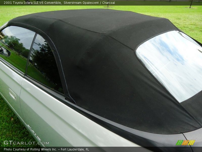Silverstream Opalescent / Charcoal 2001 Toyota Solara SLE V6 Convertible