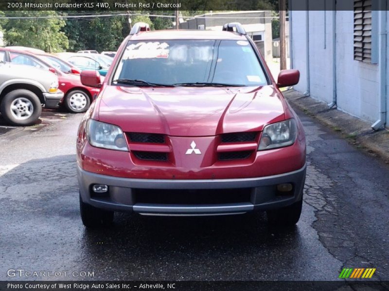 Phoenix Red / Charcoal 2003 Mitsubishi Outlander XLS 4WD