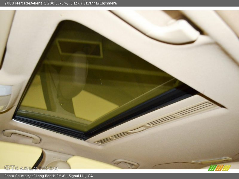 Black / Savanna/Cashmere 2008 Mercedes-Benz C 300 Luxury