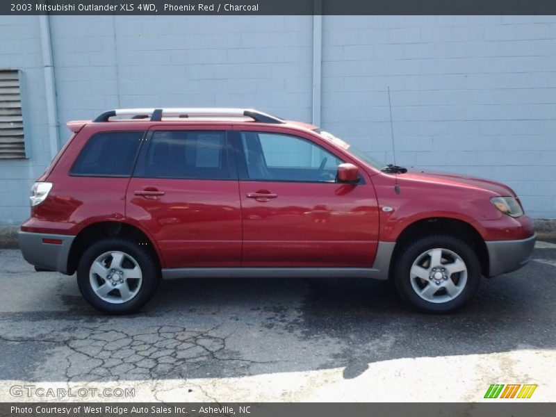 Phoenix Red / Charcoal 2003 Mitsubishi Outlander XLS 4WD