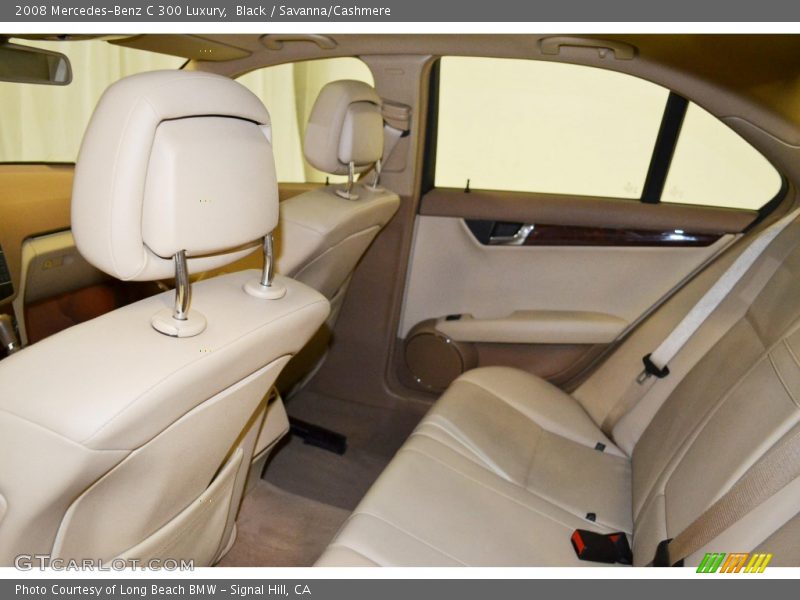 Black / Savanna/Cashmere 2008 Mercedes-Benz C 300 Luxury
