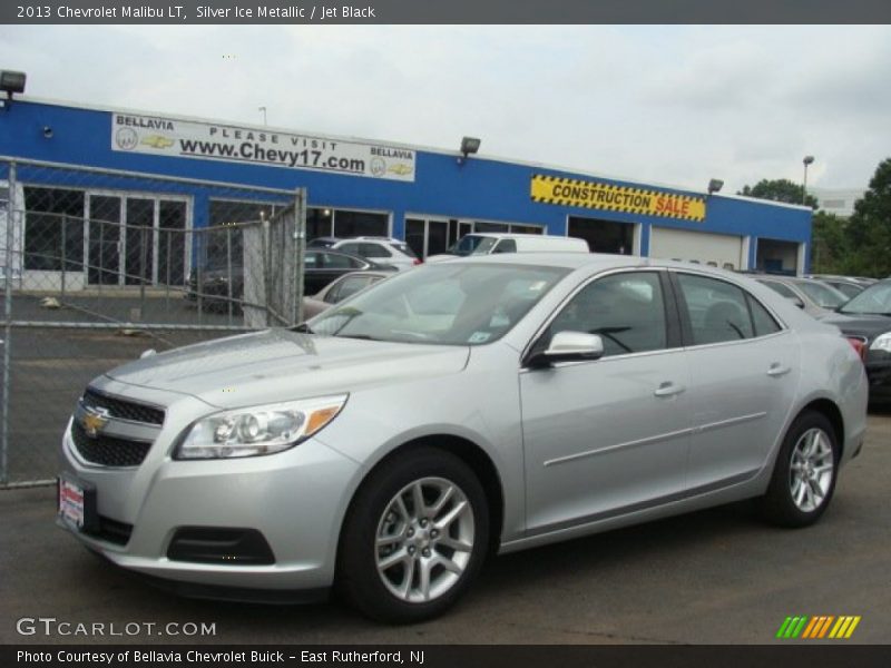 Silver Ice Metallic / Jet Black 2013 Chevrolet Malibu LT