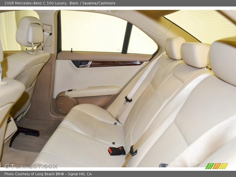 Black / Savanna/Cashmere 2008 Mercedes-Benz C 300 Luxury