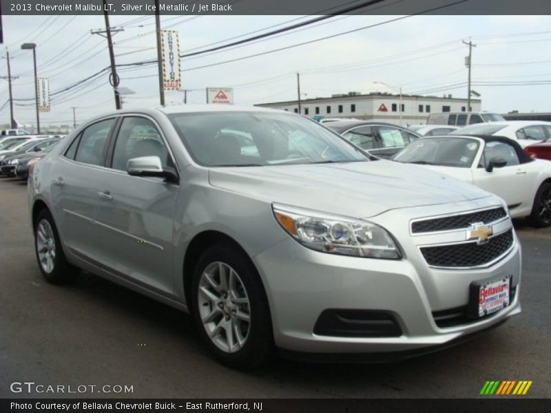 Silver Ice Metallic / Jet Black 2013 Chevrolet Malibu LT