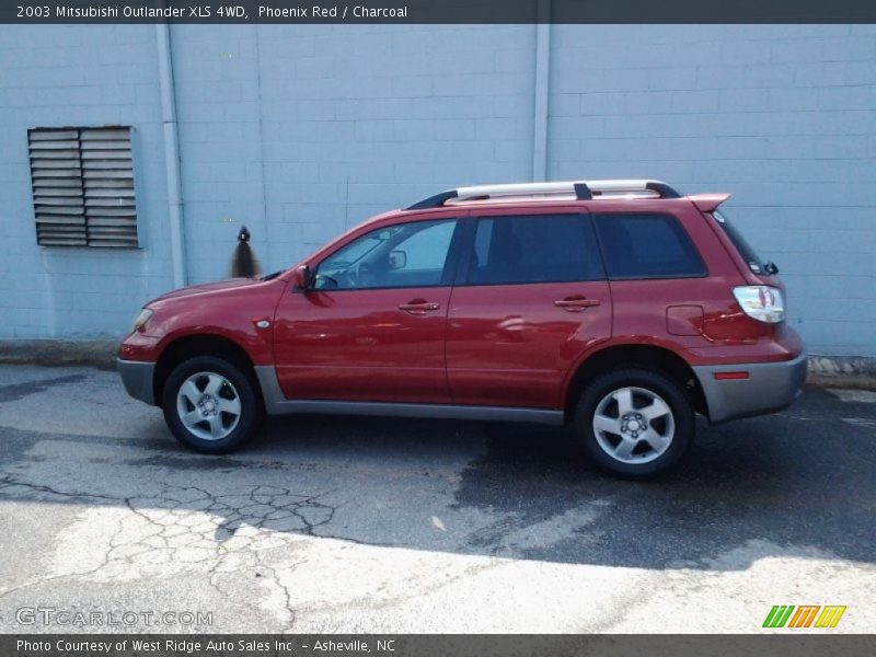 Phoenix Red / Charcoal 2003 Mitsubishi Outlander XLS 4WD