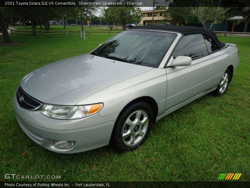 Silverstream Opalescent / Charcoal 2001 Toyota Solara SLE V6 Convertible