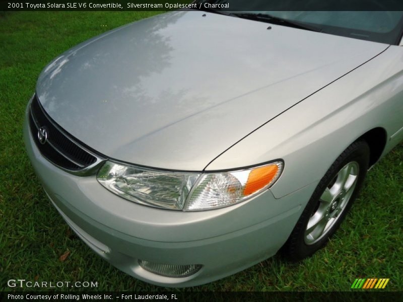 Silverstream Opalescent / Charcoal 2001 Toyota Solara SLE V6 Convertible
