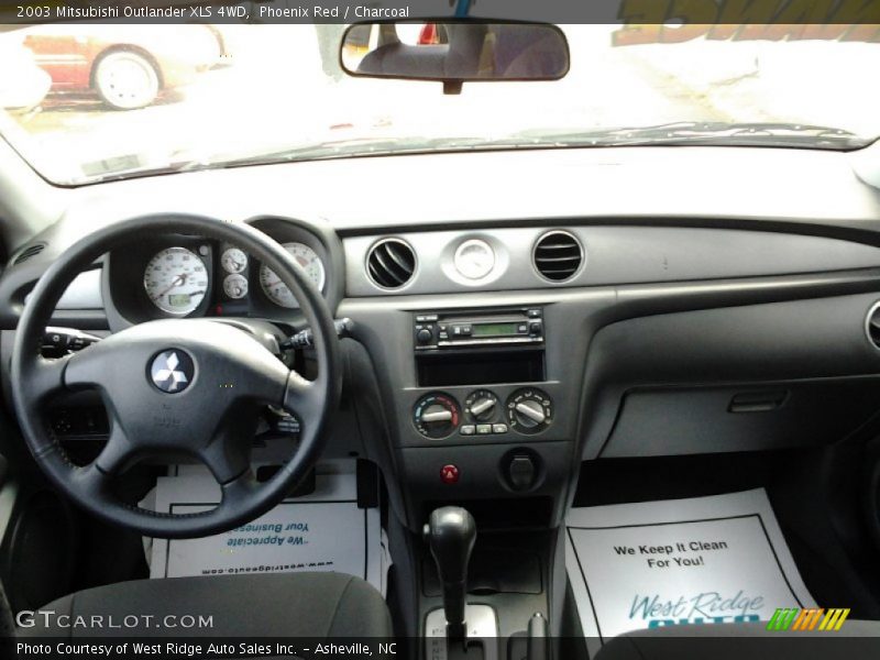 Phoenix Red / Charcoal 2003 Mitsubishi Outlander XLS 4WD