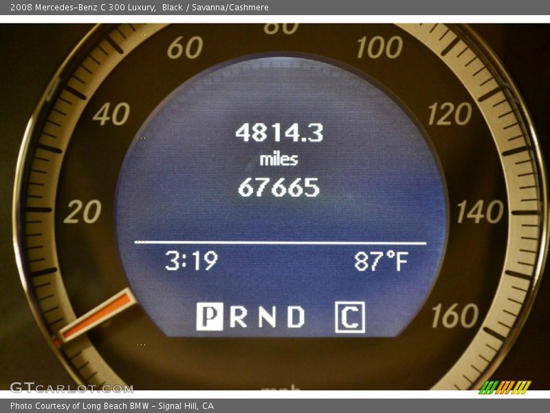 Black / Savanna/Cashmere 2008 Mercedes-Benz C 300 Luxury
