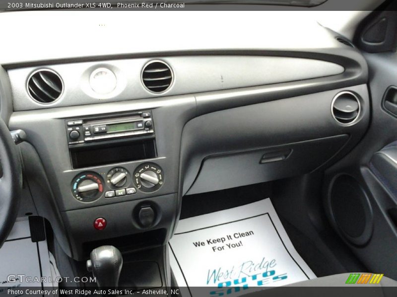 Phoenix Red / Charcoal 2003 Mitsubishi Outlander XLS 4WD