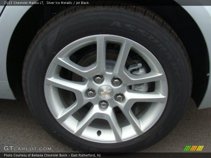 Silver Ice Metallic / Jet Black 2013 Chevrolet Malibu LT