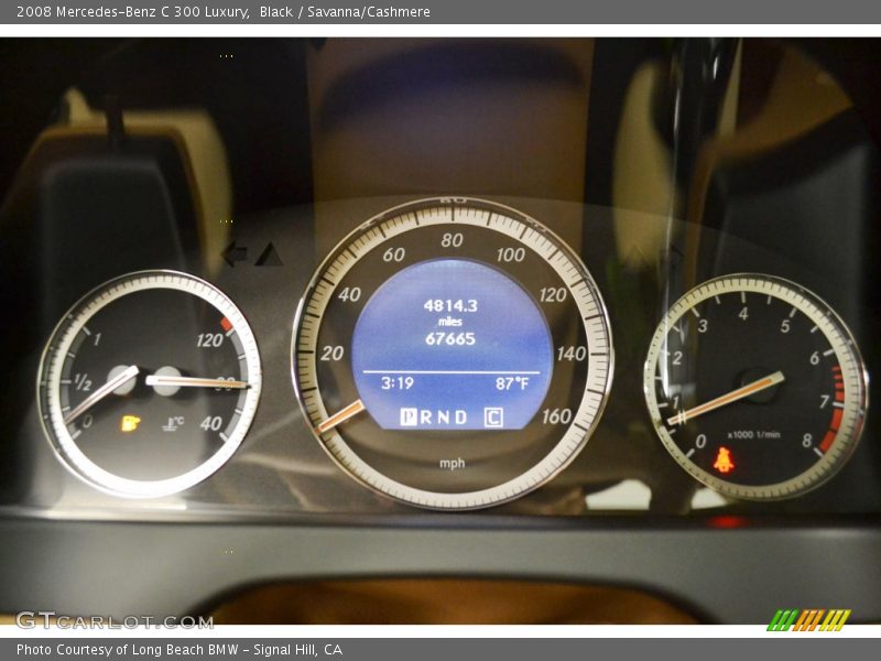 Black / Savanna/Cashmere 2008 Mercedes-Benz C 300 Luxury