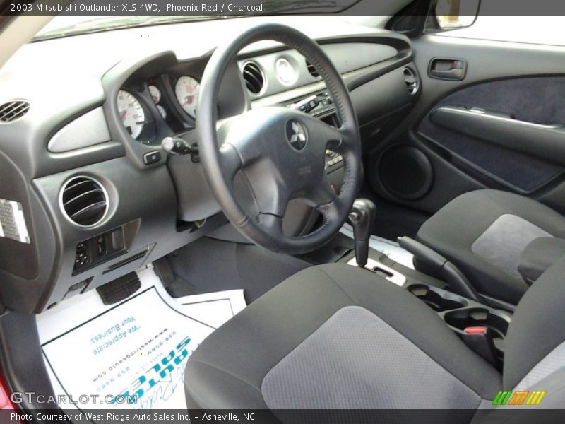 Phoenix Red / Charcoal 2003 Mitsubishi Outlander XLS 4WD