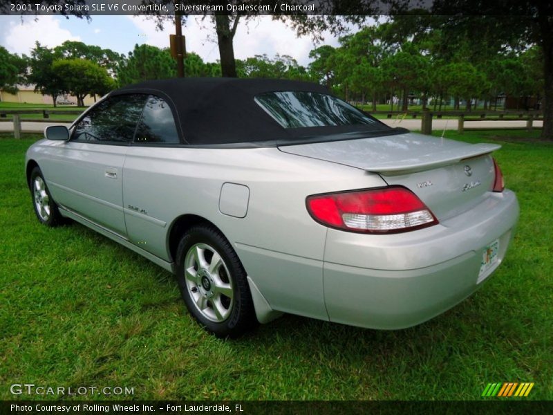 Silverstream Opalescent / Charcoal 2001 Toyota Solara SLE V6 Convertible